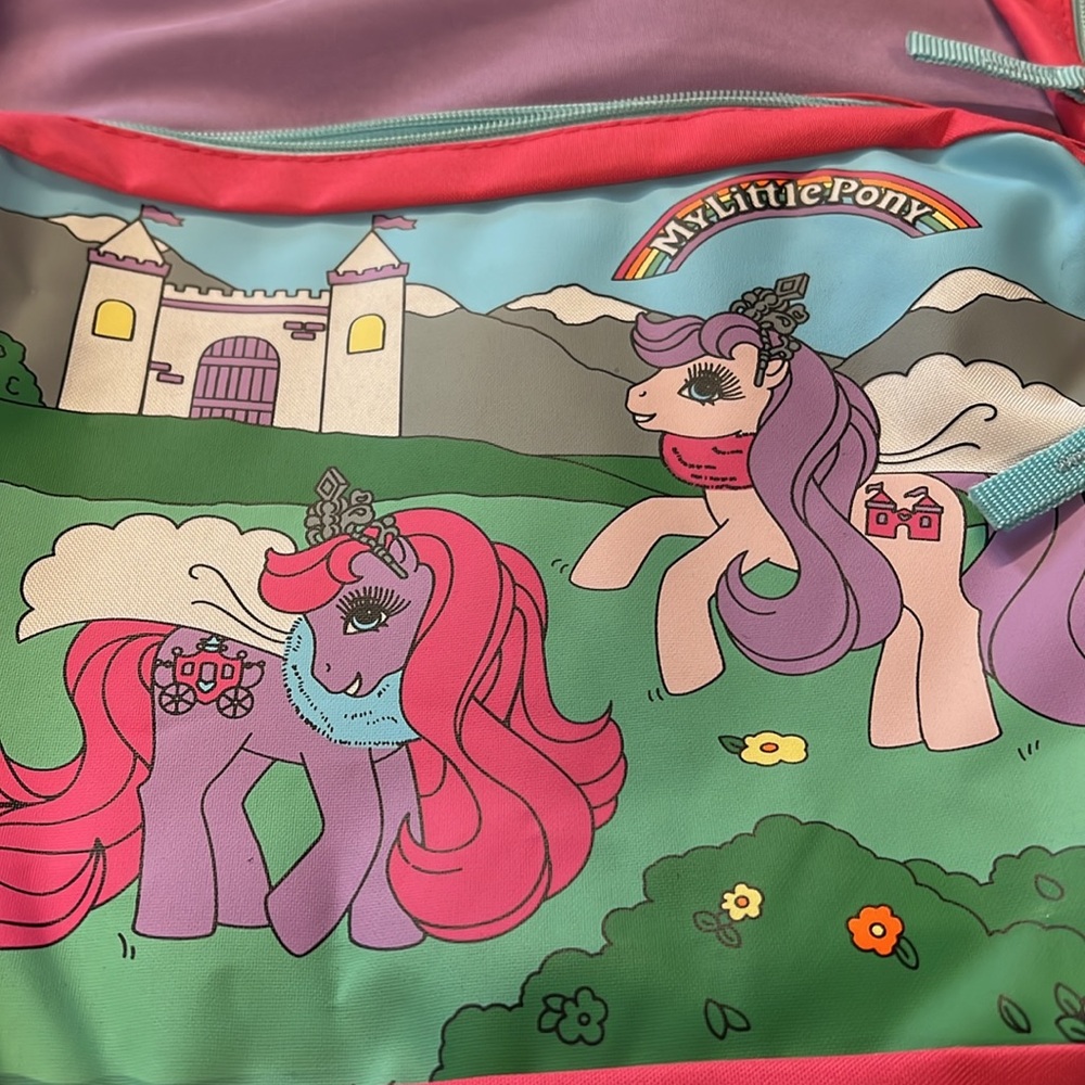 My Little Pony stranger things Kids Backpack pink and purple - Picture 7 of 7